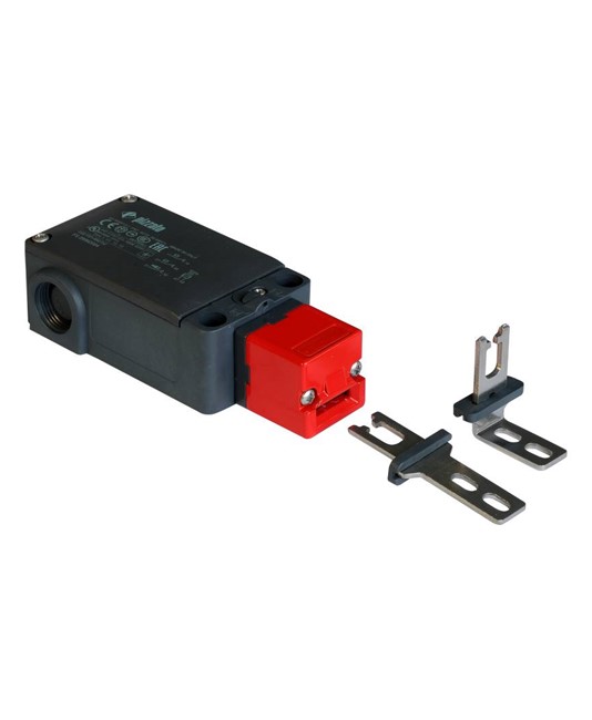 Microinterruttore di sicurezza ad azionatore separato con elettromagnete di sblocco Microinterruttore di sicurezza ad azionatore separato con elettromagnete di sblocco